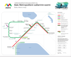 HD baku metro map