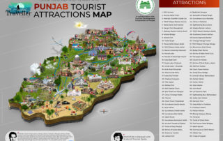 Official Punjab Tourist Attractions Map