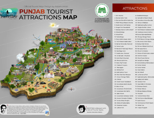 Official Punjab First Tourist Attractions Map