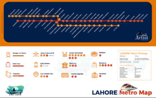 Lahore Orange Line Train map timings and fares