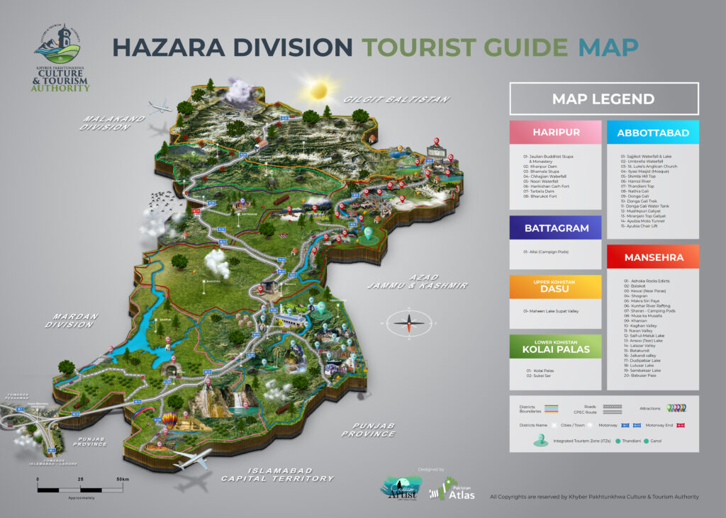 HAZARA-DIVISION-TOURIST-GUIDE-MAP – The Pakistani Traveller Assam ...